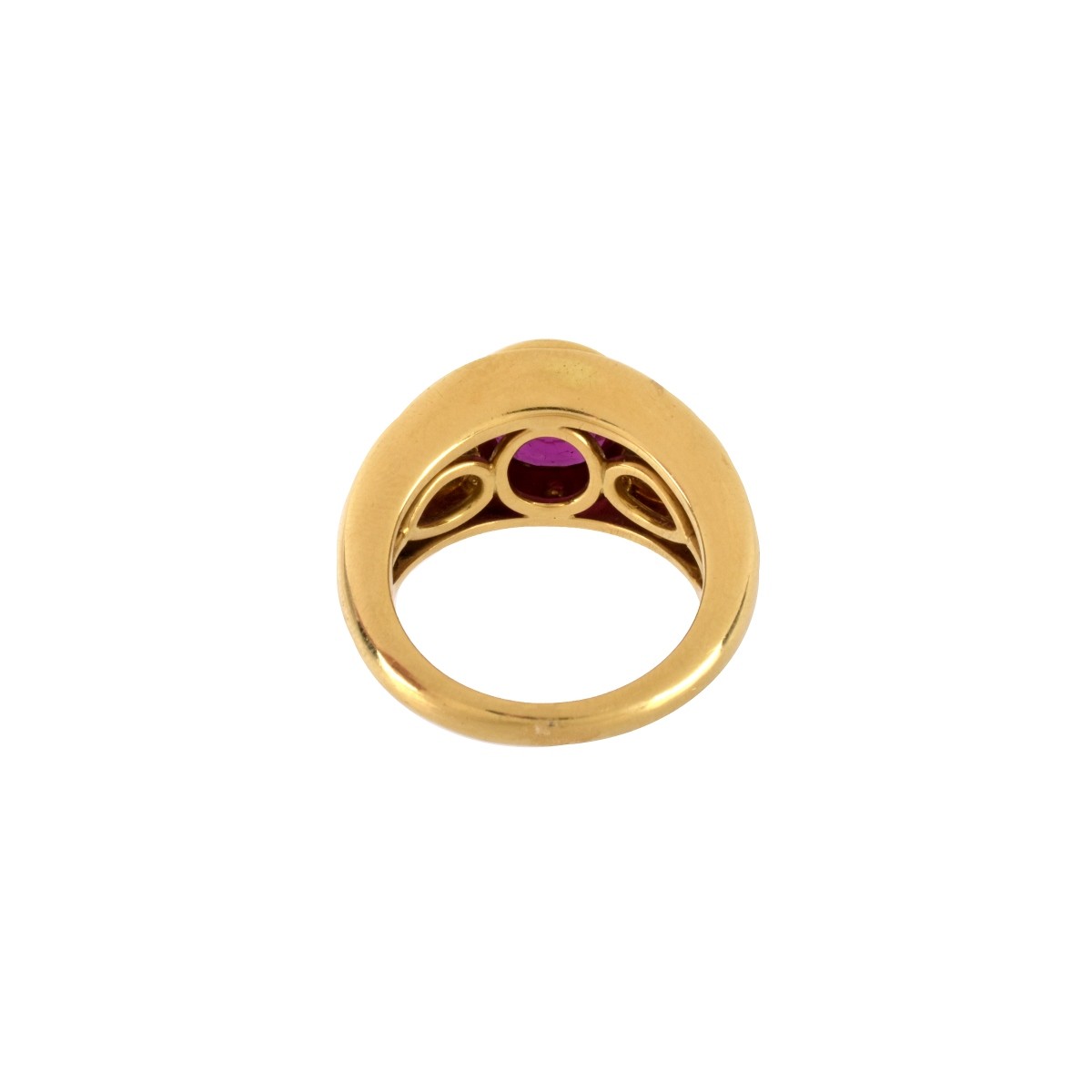 Bulgari Ruby, Diamond and 18K Ring