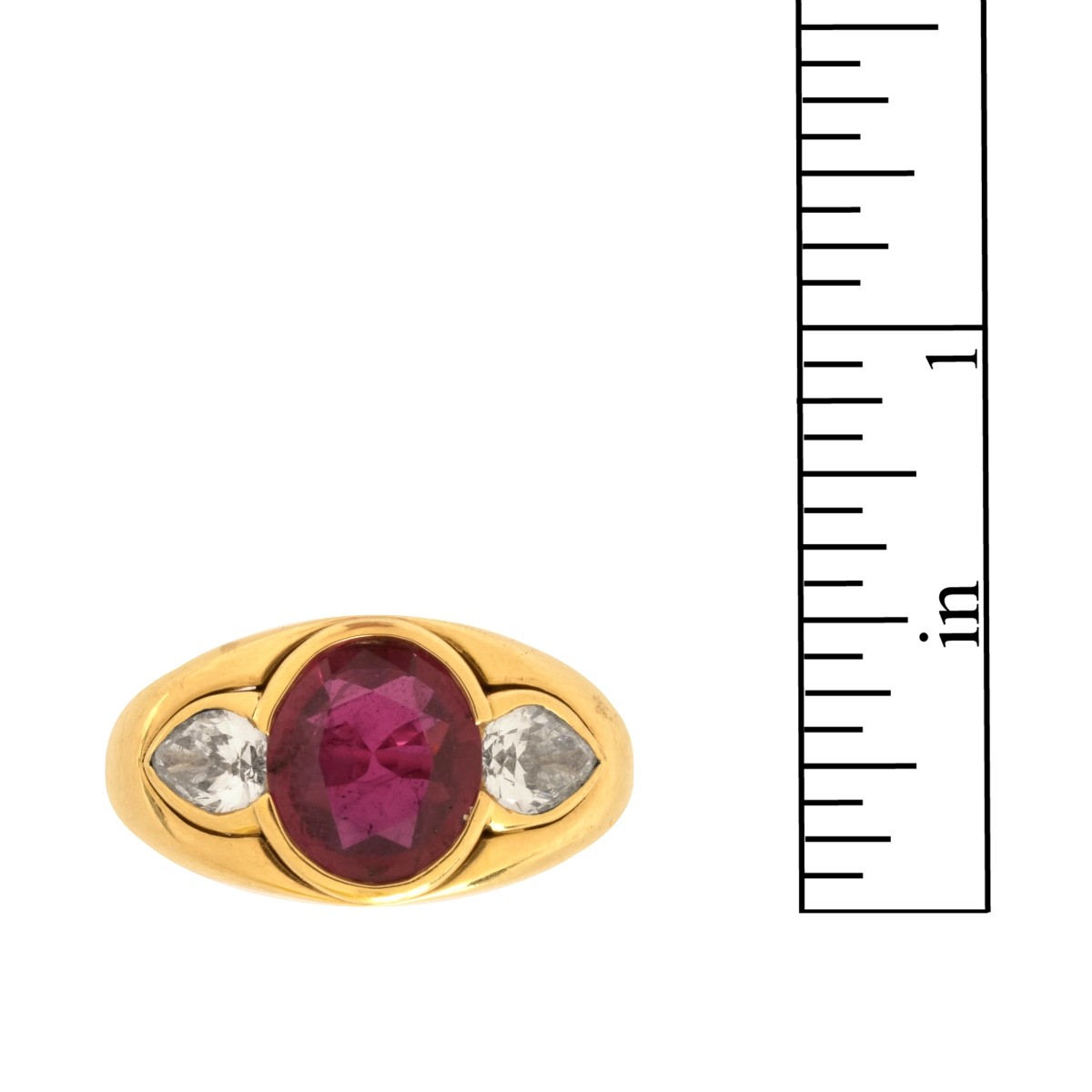 Bulgari Ruby, Diamond and 18K Ring