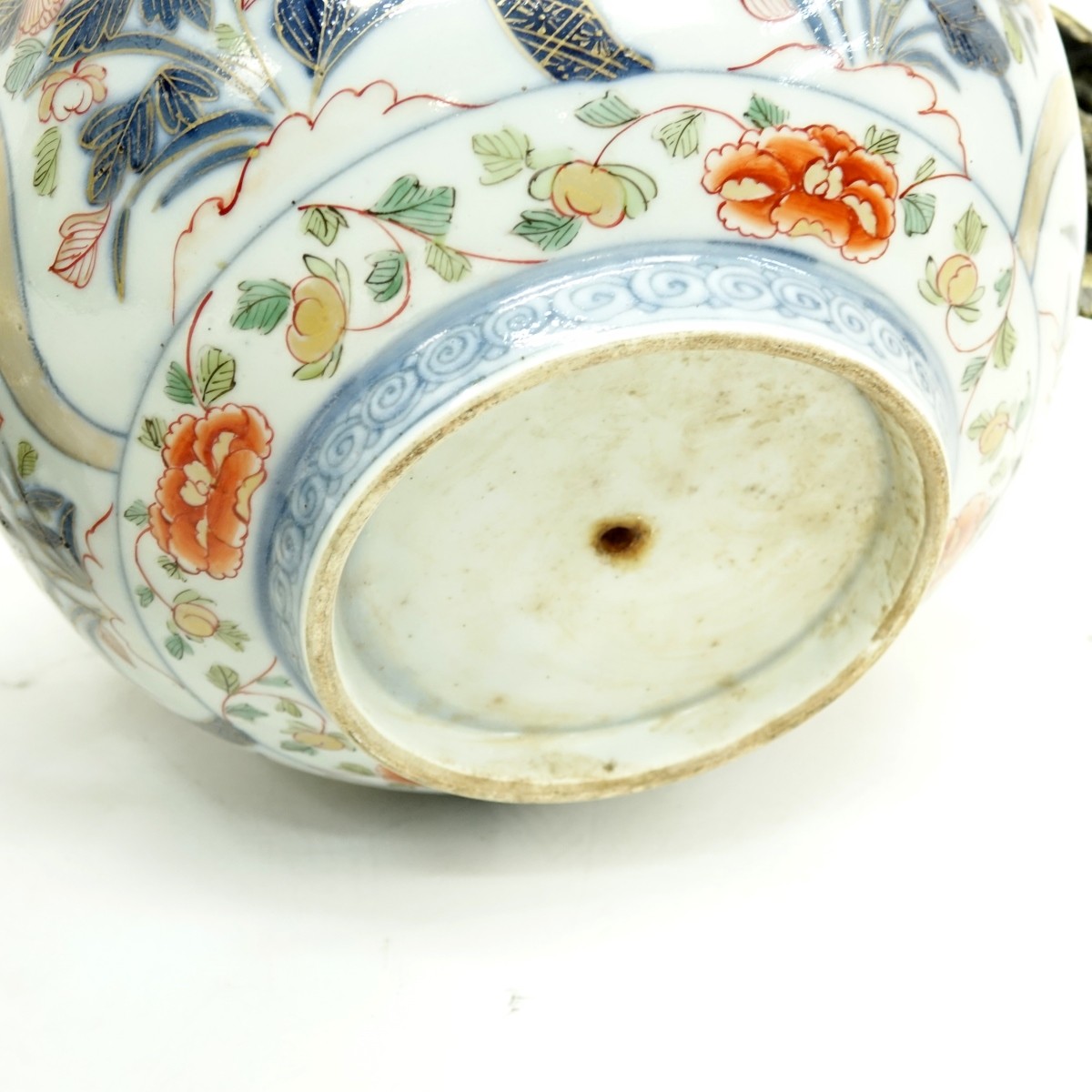 19C Bronze Mounted Imari Porcelain Planter