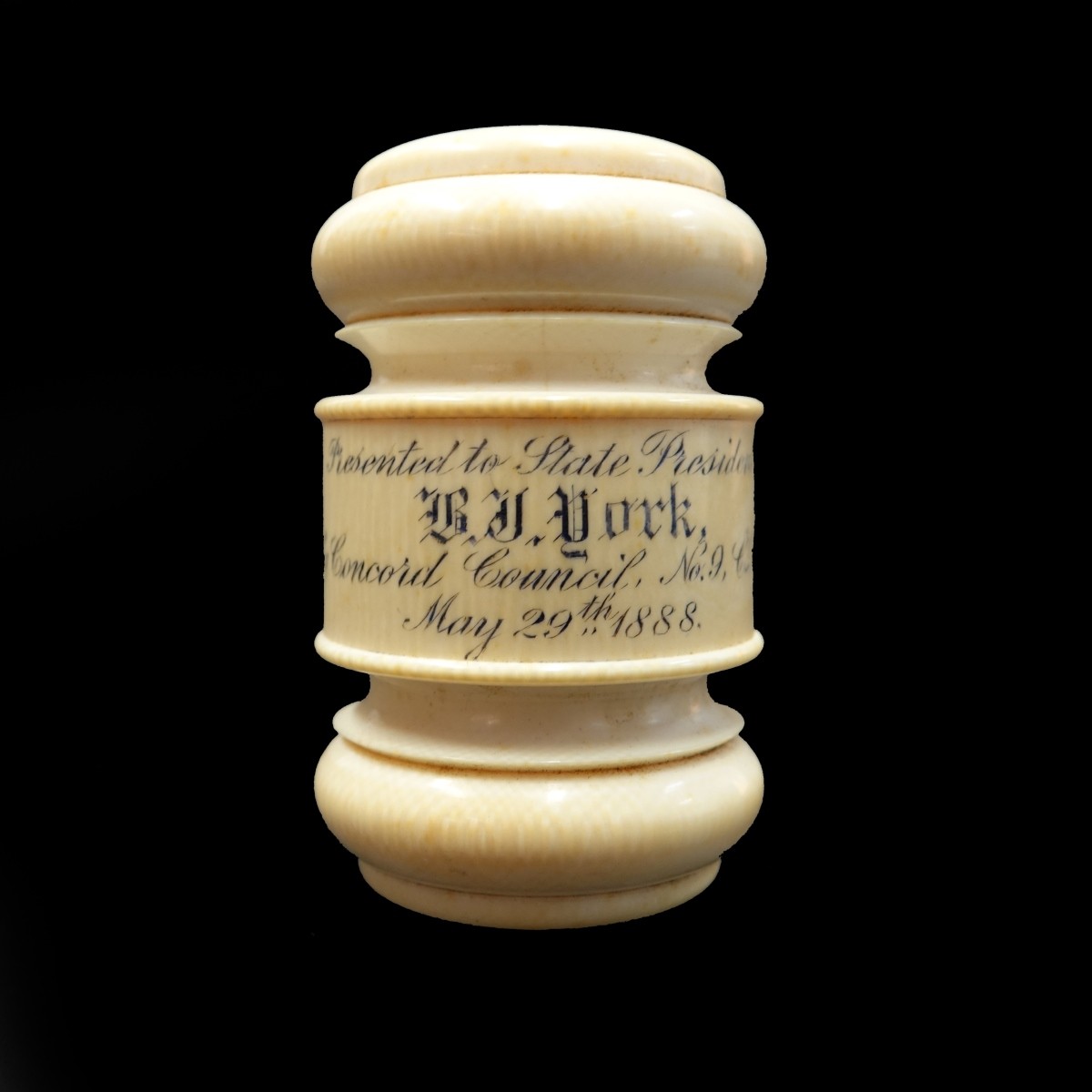 1888 Presentation Gavel