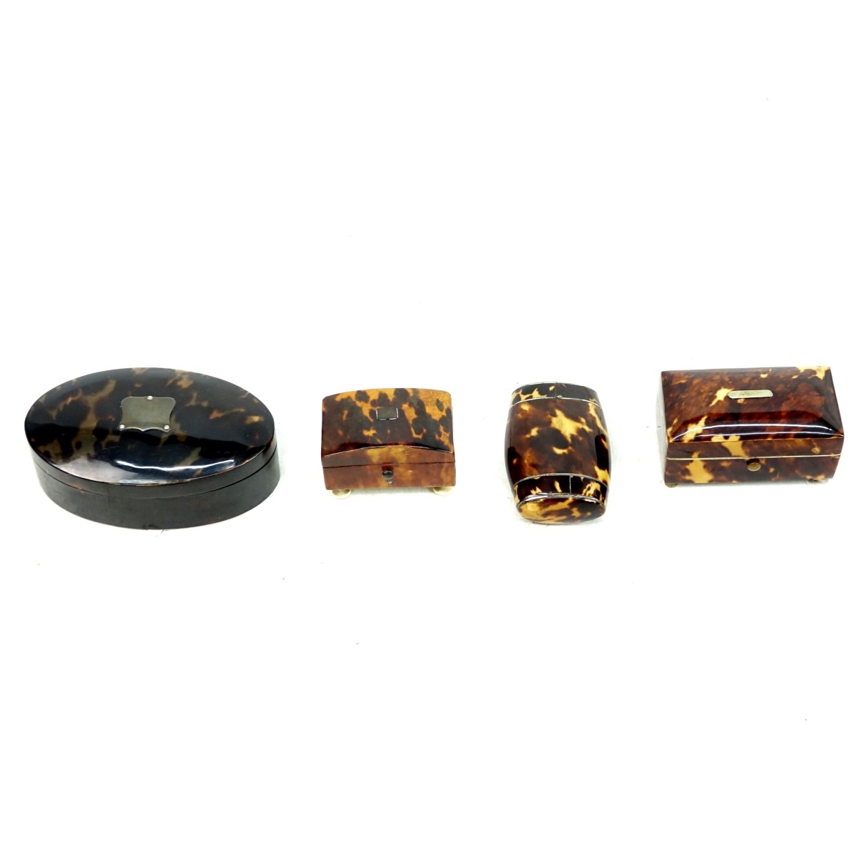 4 Tortoise Shell Boxes