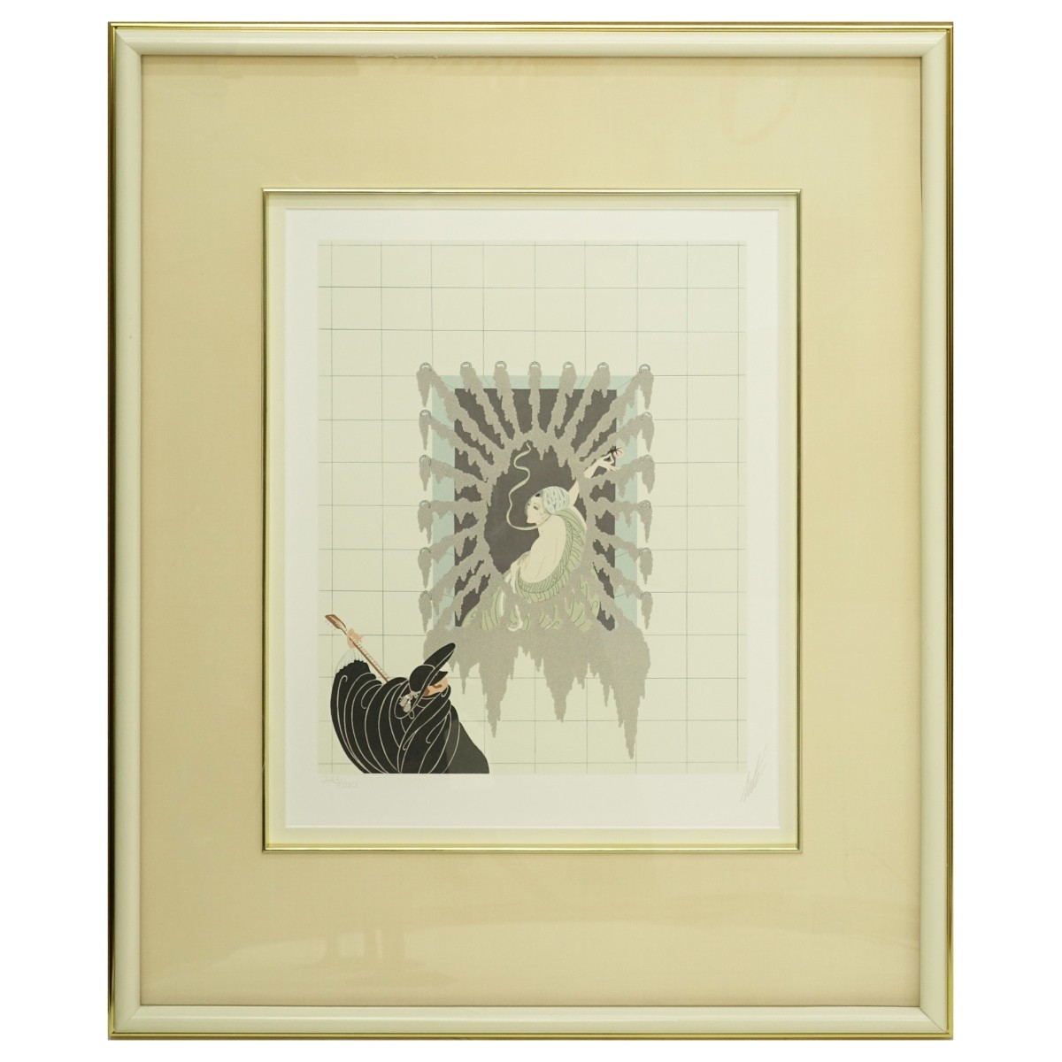 Erte "La Serenade 1979" Serigraph