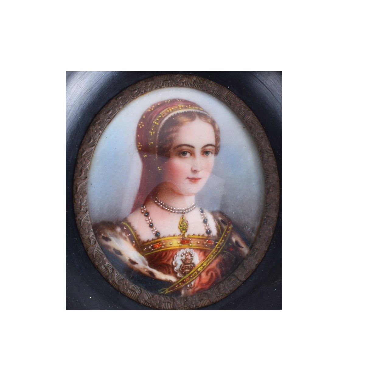 Collection of Five 19/20th C. Miniature Portraits
