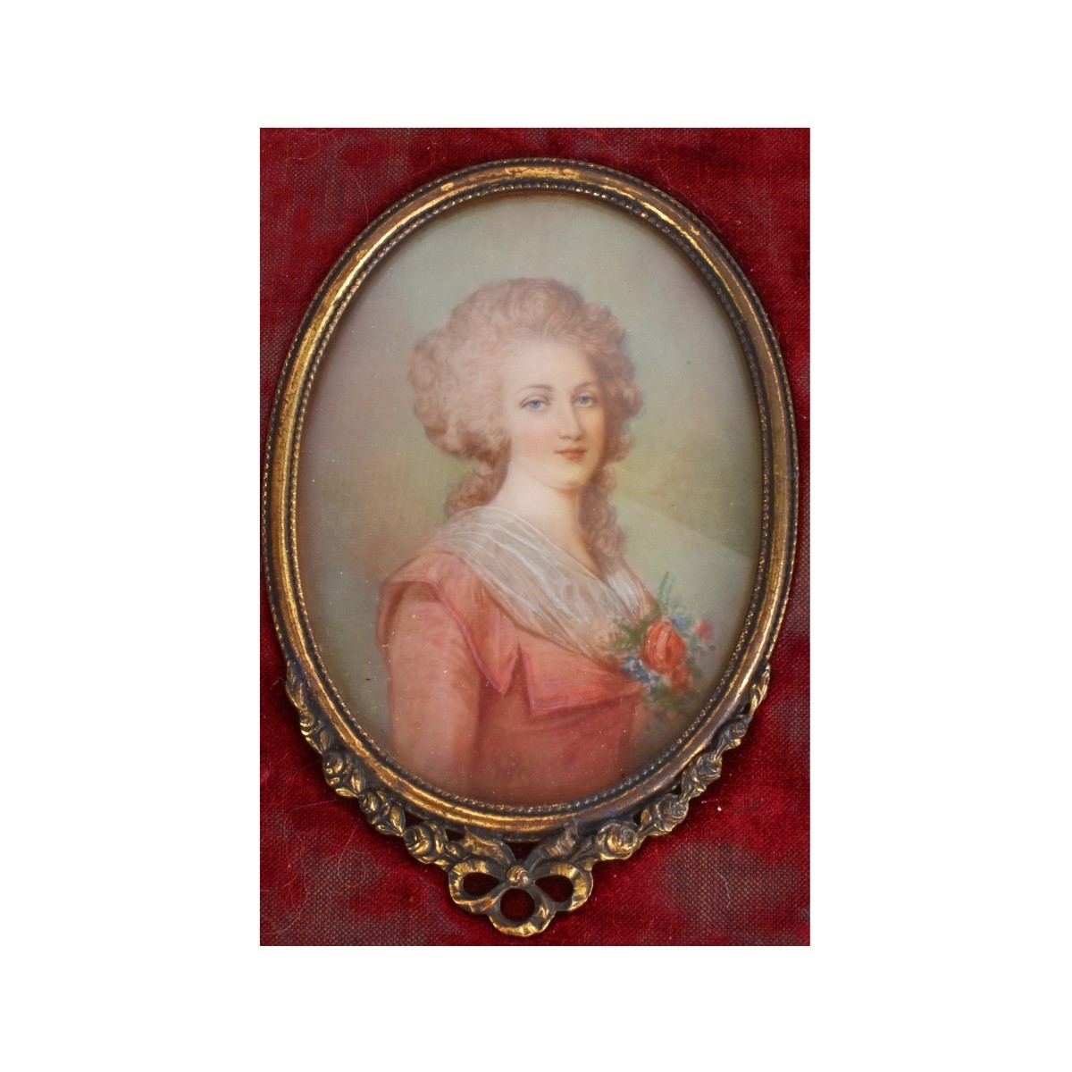 Collection of Five 19/20th C. Miniature Portraits