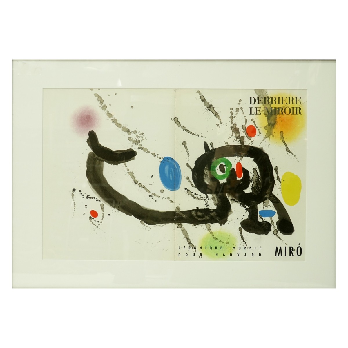 After: Joan Miro, French (1893 - 1983) Art poster