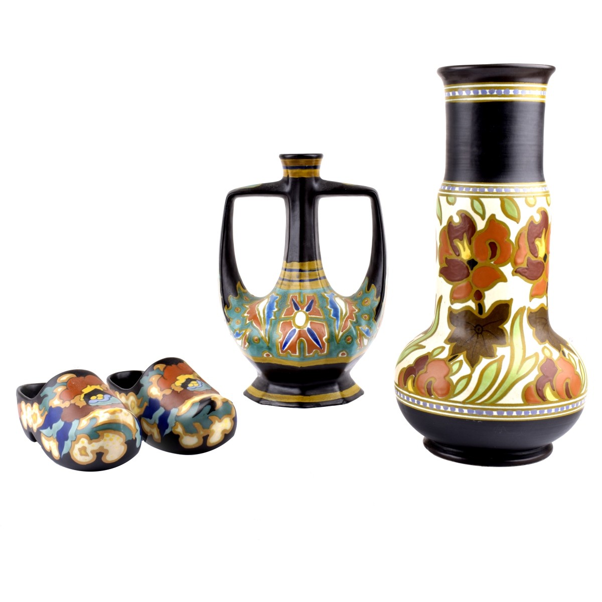 Three Items Gouda Pottery