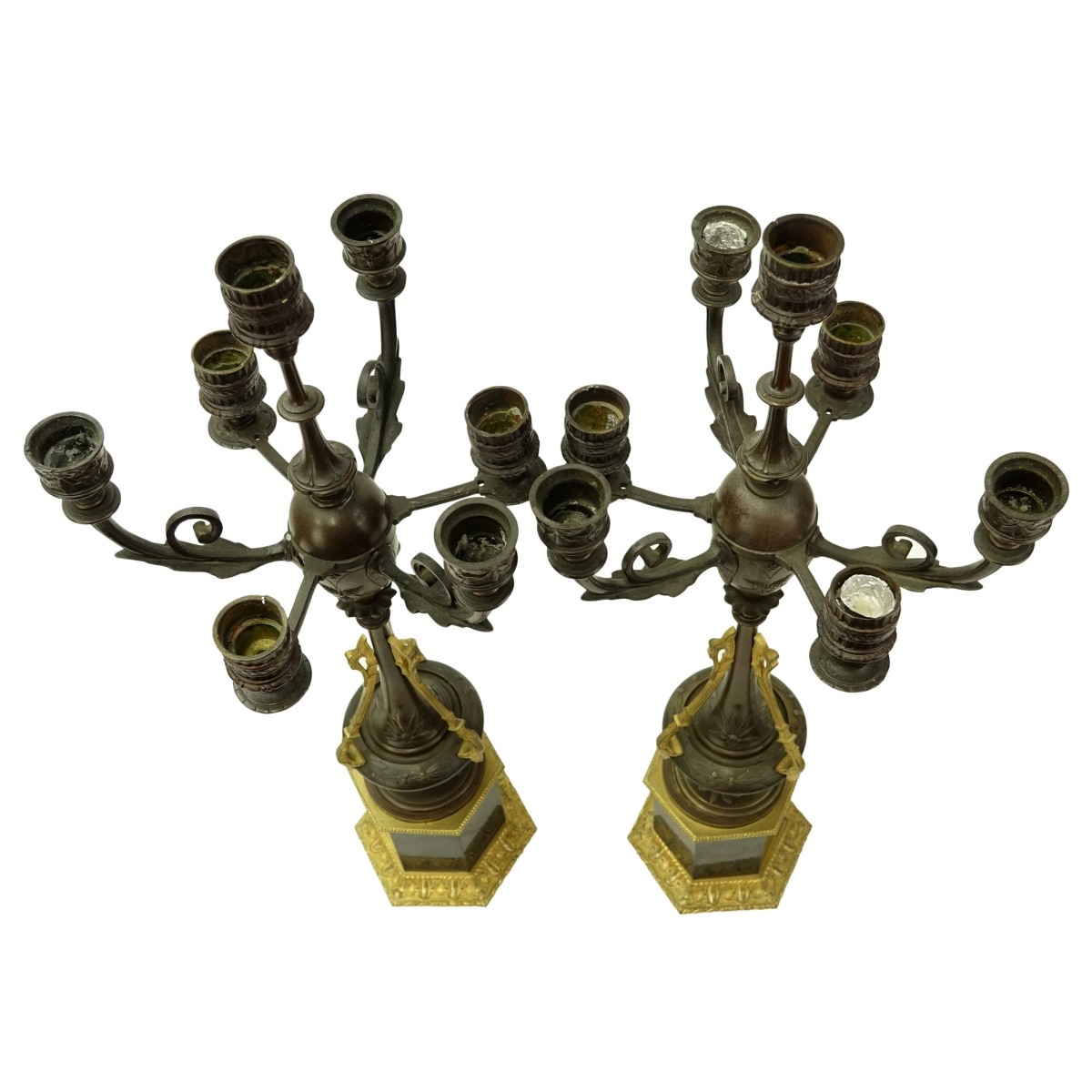 Pair of Empire Style Candelabra