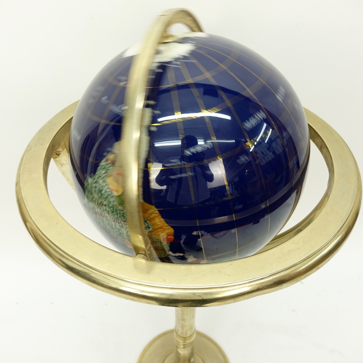 Vintage Gemstone Globe