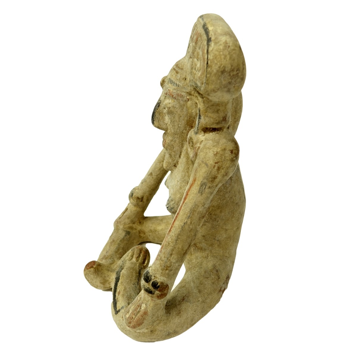 Pre Columbian Seated Figurine