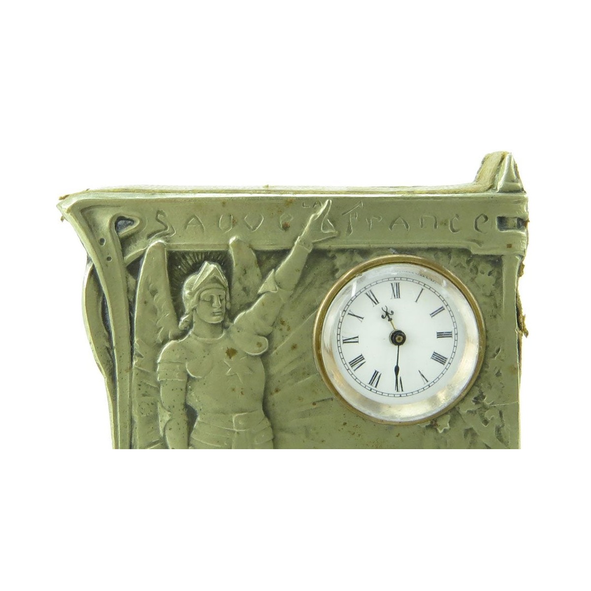 Swiss Huguenin Brothers Easel Clock