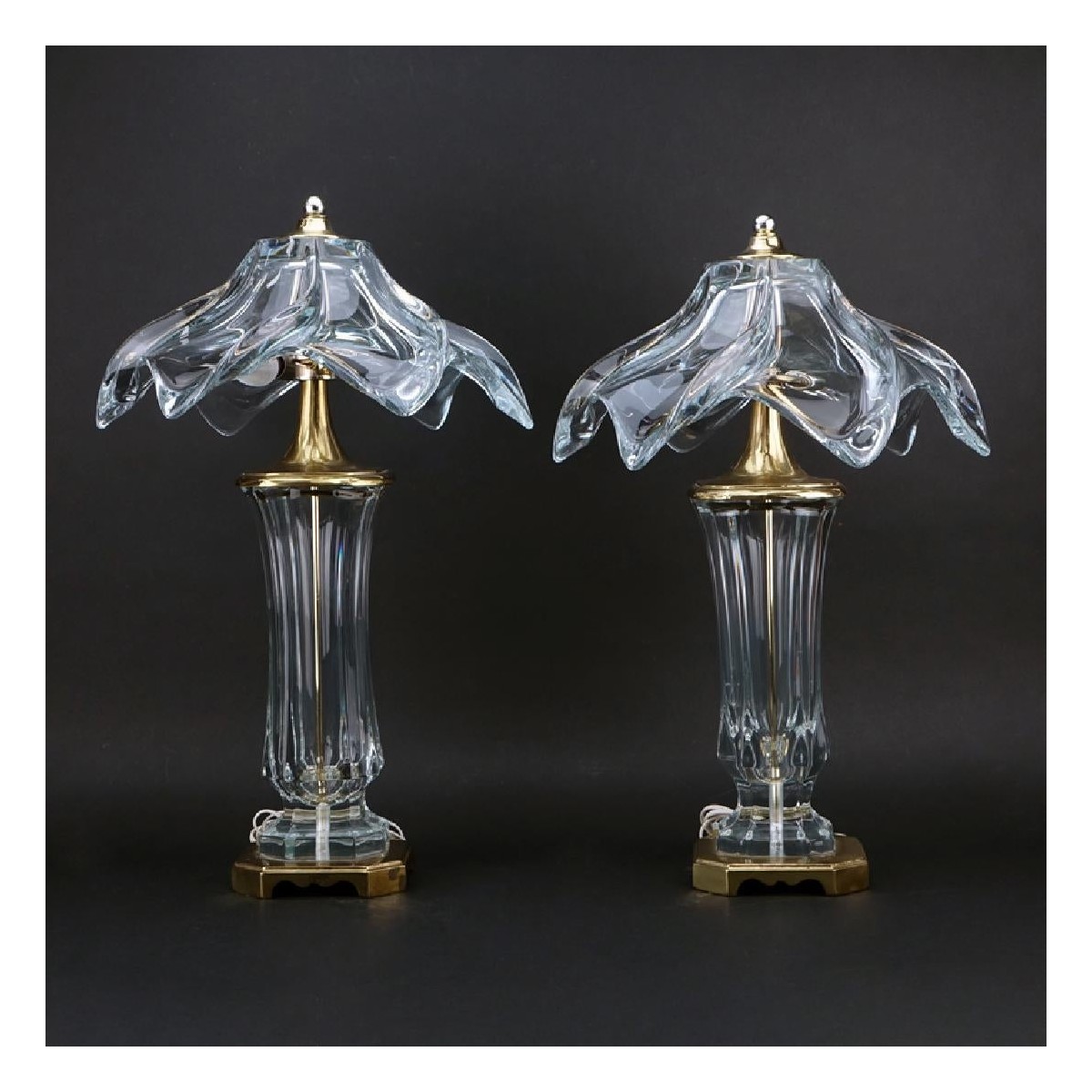 Pair of Murano Lamps