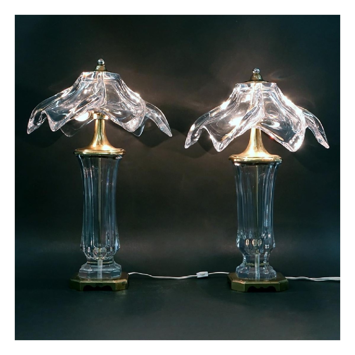 Pair of Murano Lamps