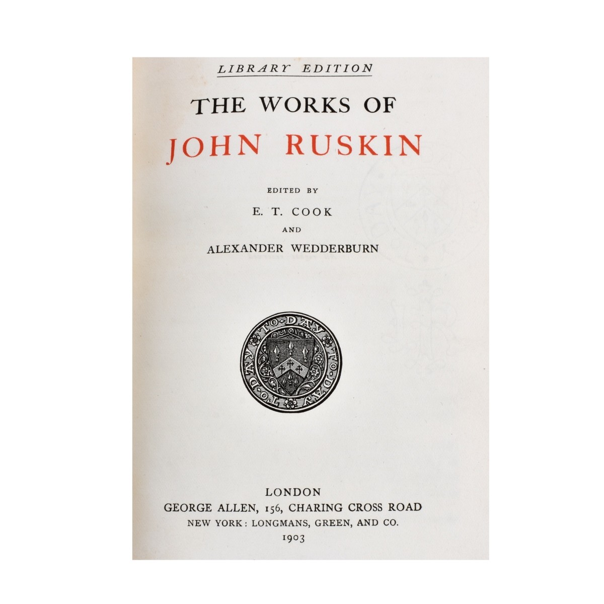 John Ruskin 39 Hardcover Complete Works