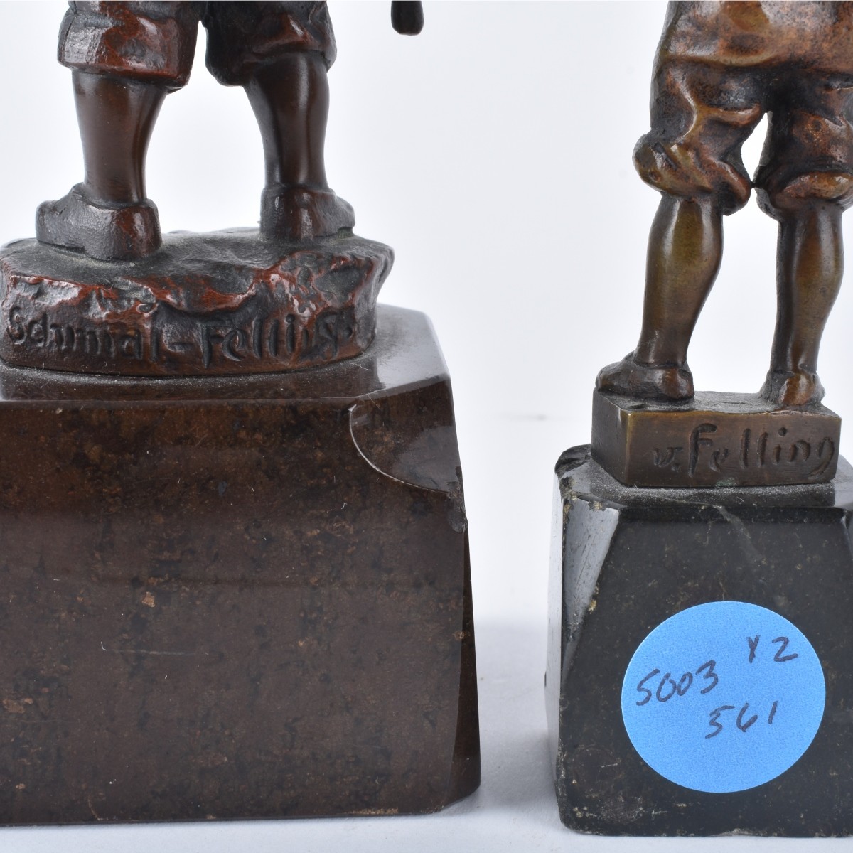 Two Schmidt-Felling Miniature Bronzes