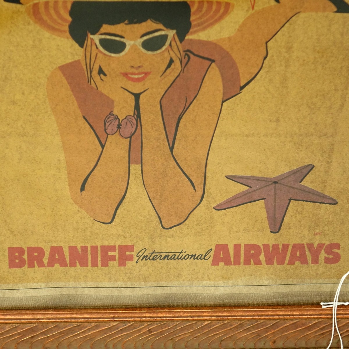 Two Braniff Airways Silk Screen Posters