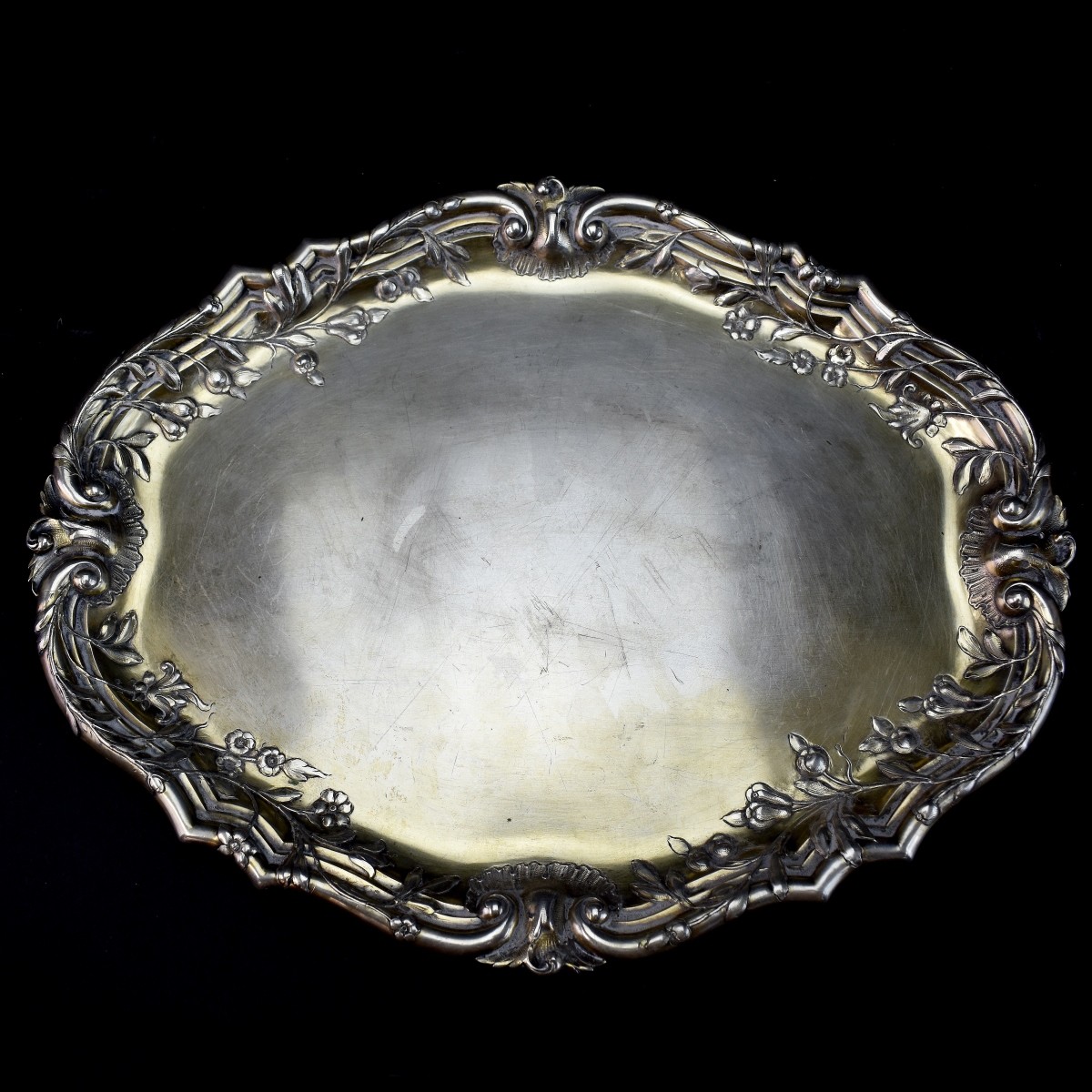 J.C. Klinkosch, Austrian 800 Silver Tray