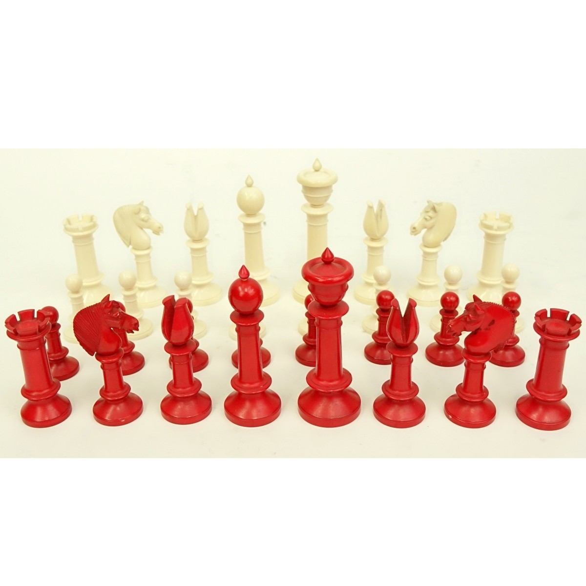 19th Century Staunton 32 Piece Chess Set