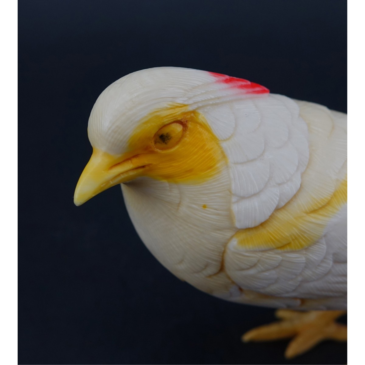 Antique Chinese Carved Bird Figurine