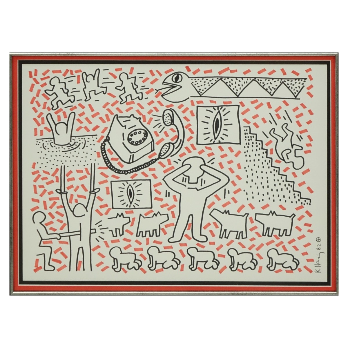 After: Keith Haring, American (1958-1990)