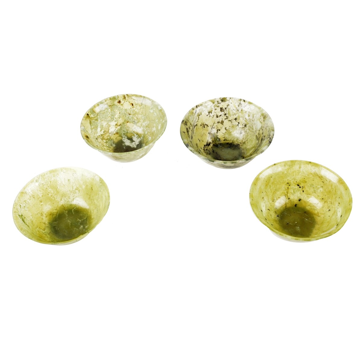 Four Chinese Jade Bowls