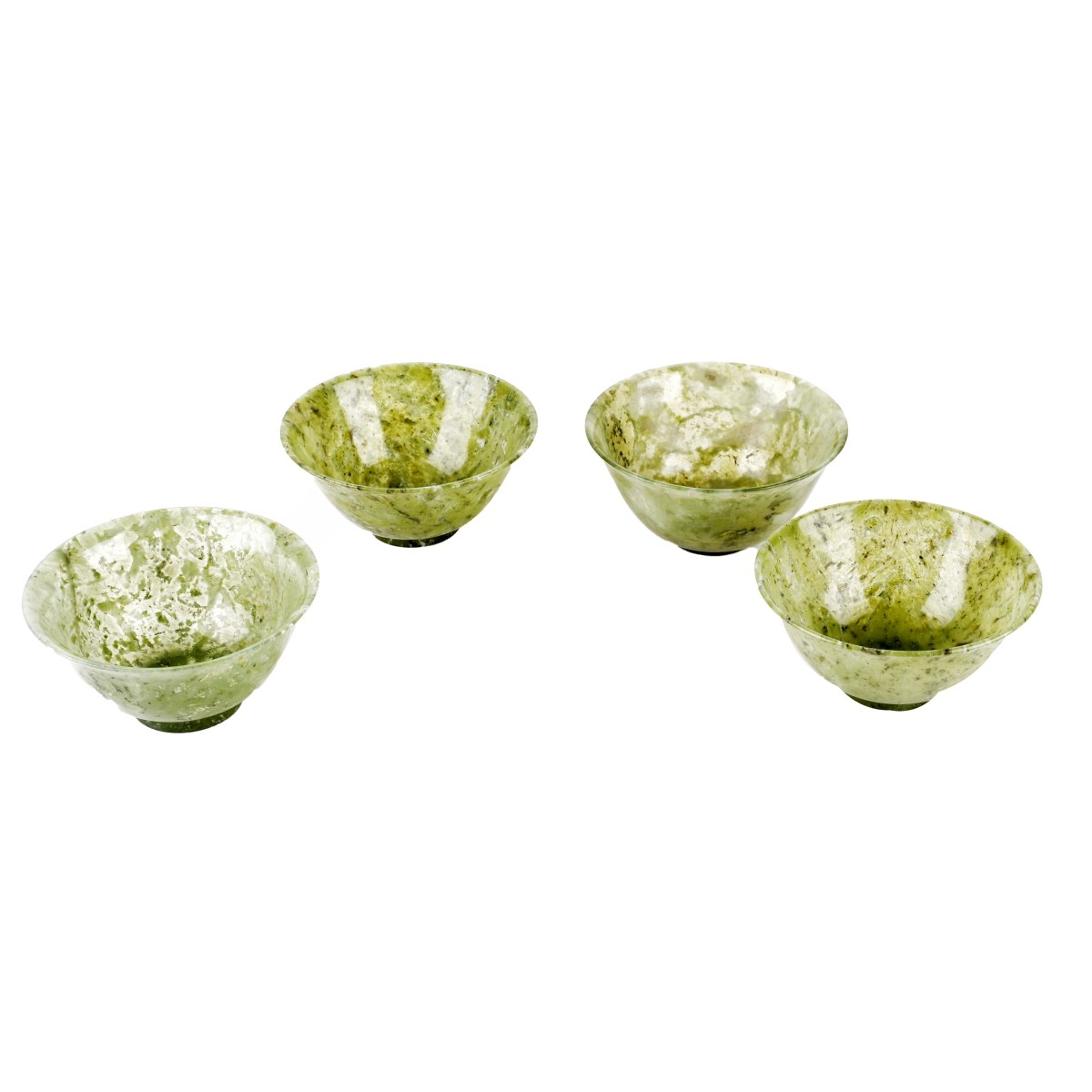 Four Chinese Jade Bowls