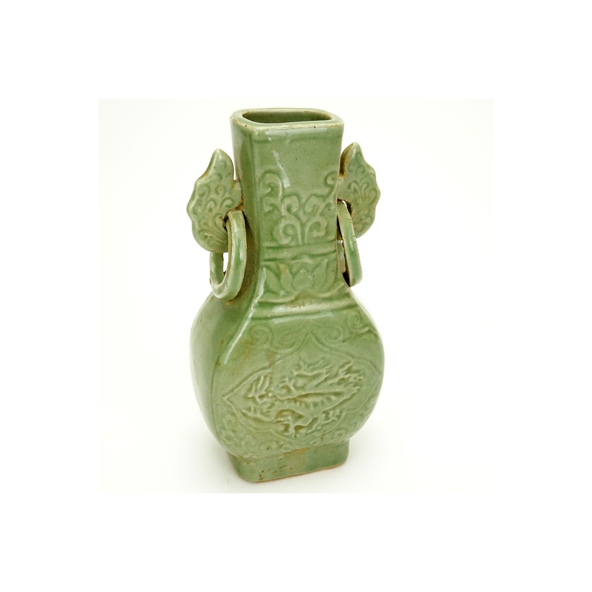 Chinese Yuan Dynasty Celadon Glazed Vase