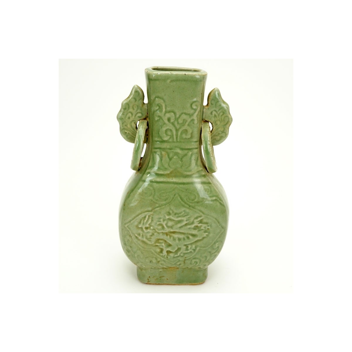 Chinese Yuan Dynasty Celadon Glazed Vase