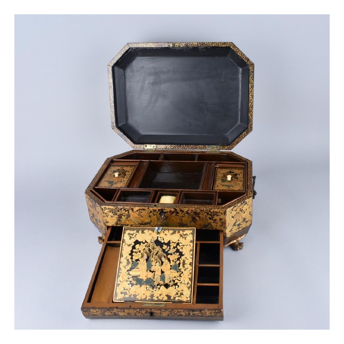 Chinese Export Sewing Box