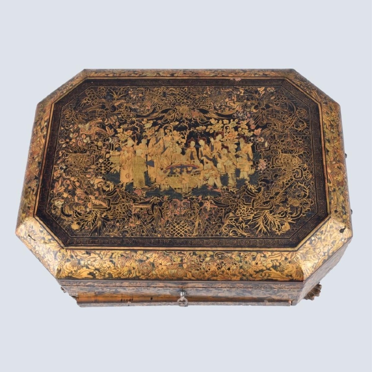 Chinese Export Sewing Box