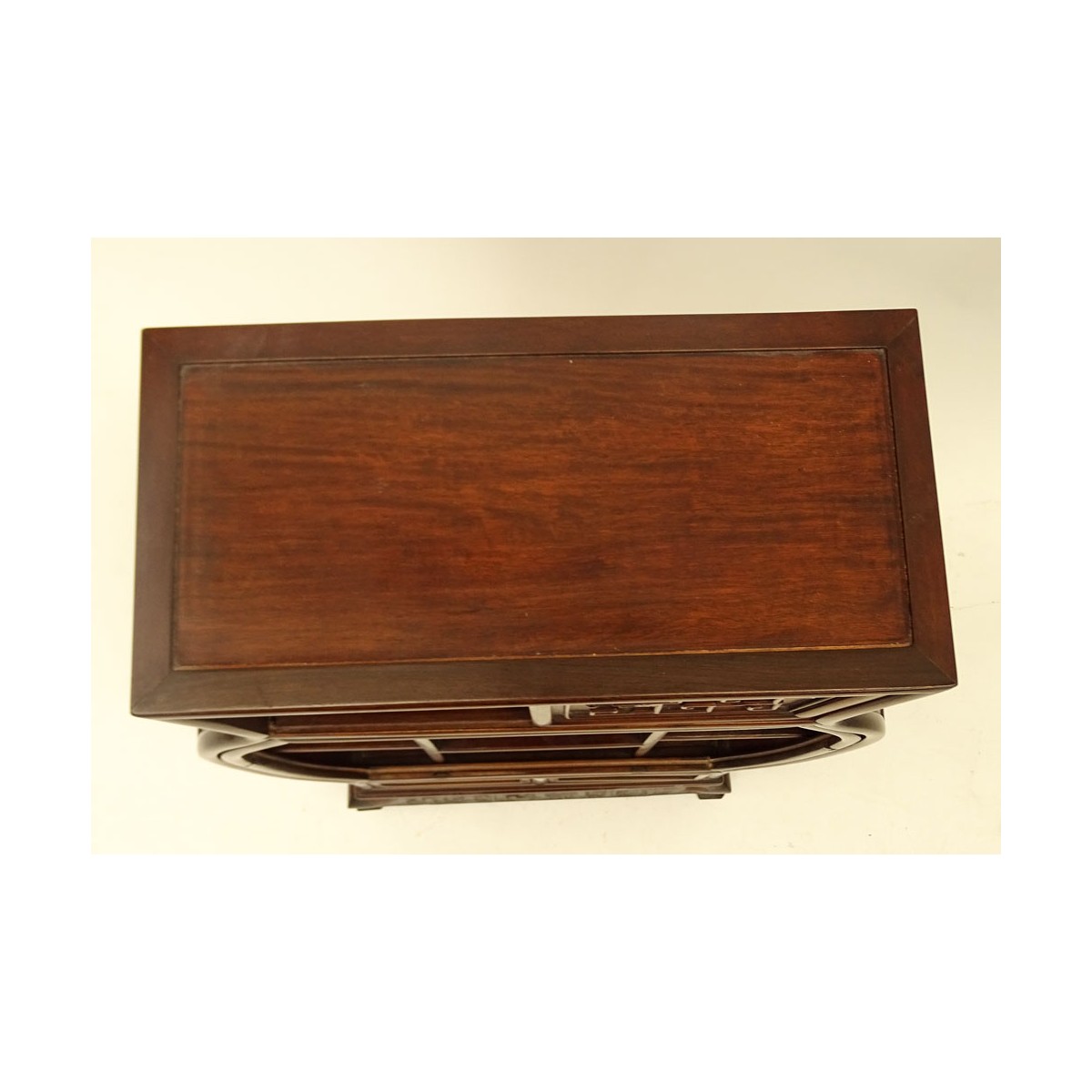 Mid Century Chinese Hardwood Miniature Étagère