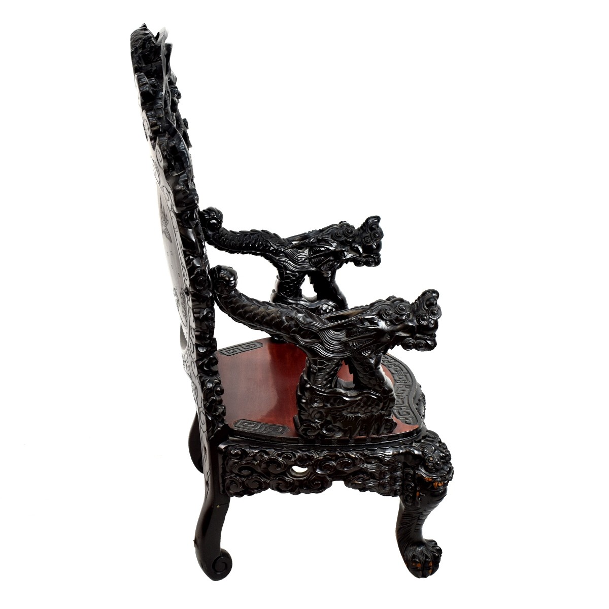 Large Chinese Throne Armchair