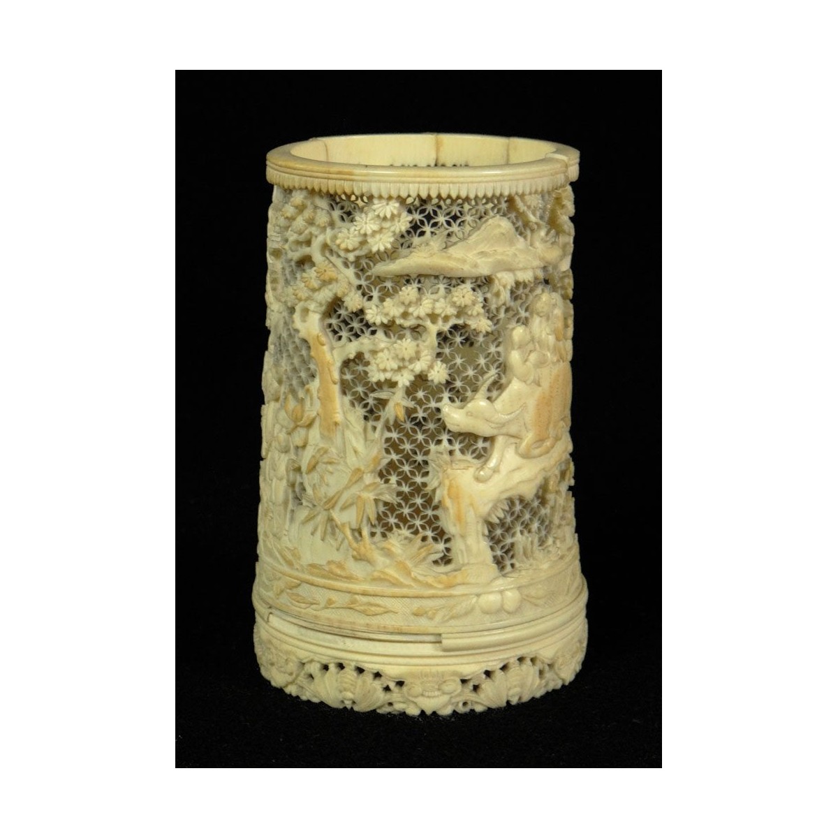 19/20th C. Chinese Brush Pot