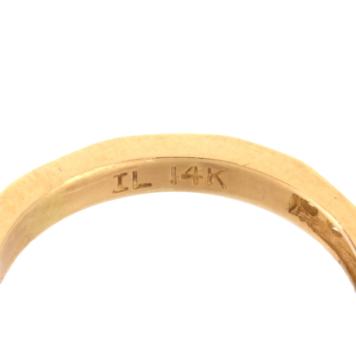 Diamond and 14K Band / Ring