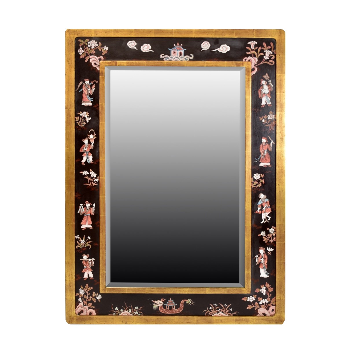 Vintage Chinoiserie Mirror