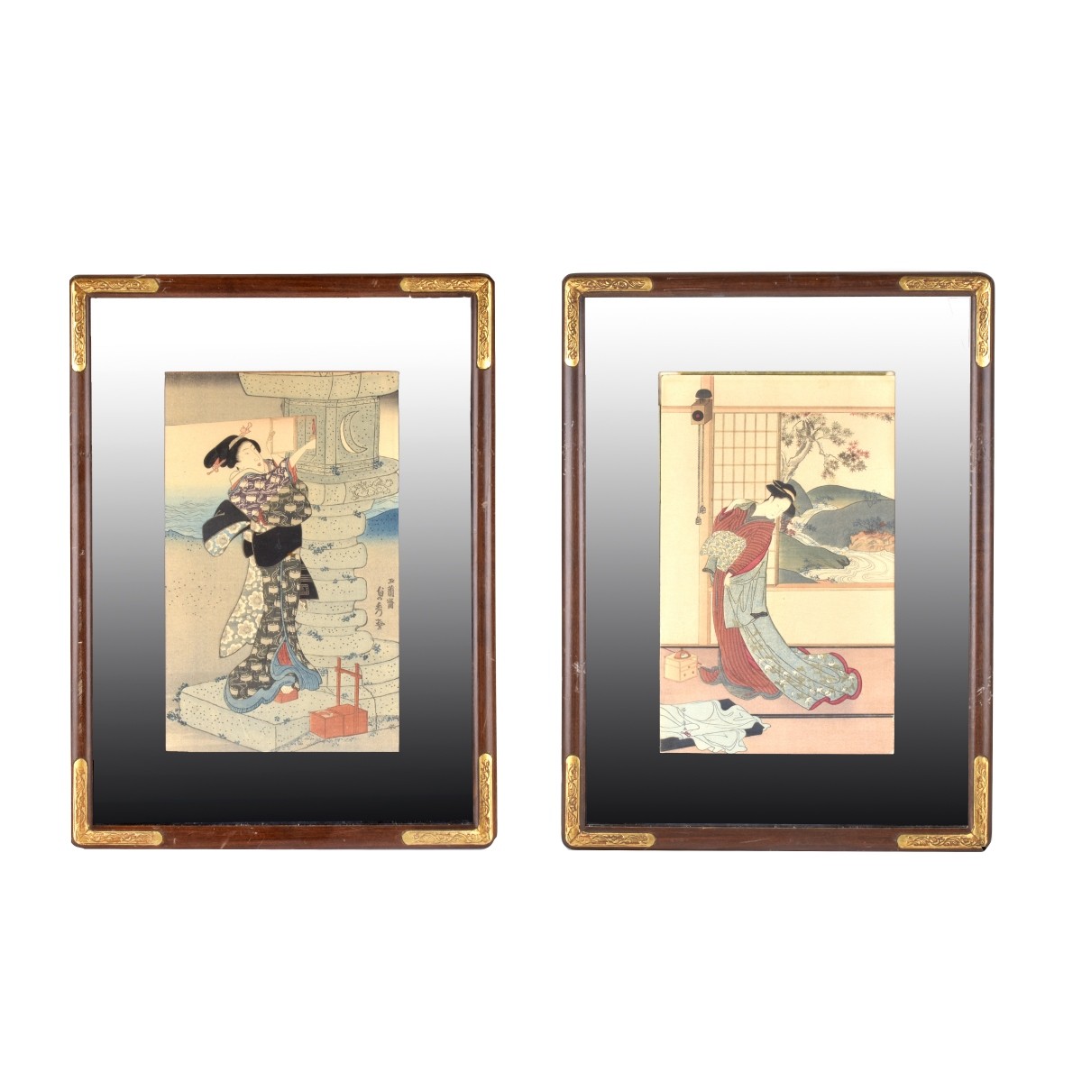 Pair of Japanese Woodblock Prints