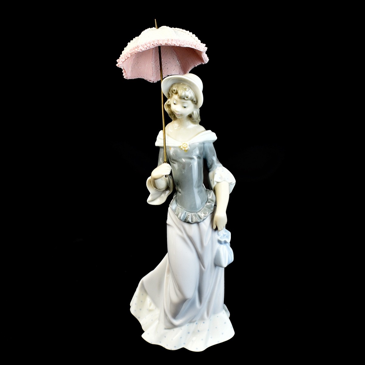 Lladro Figurine with Umbrella