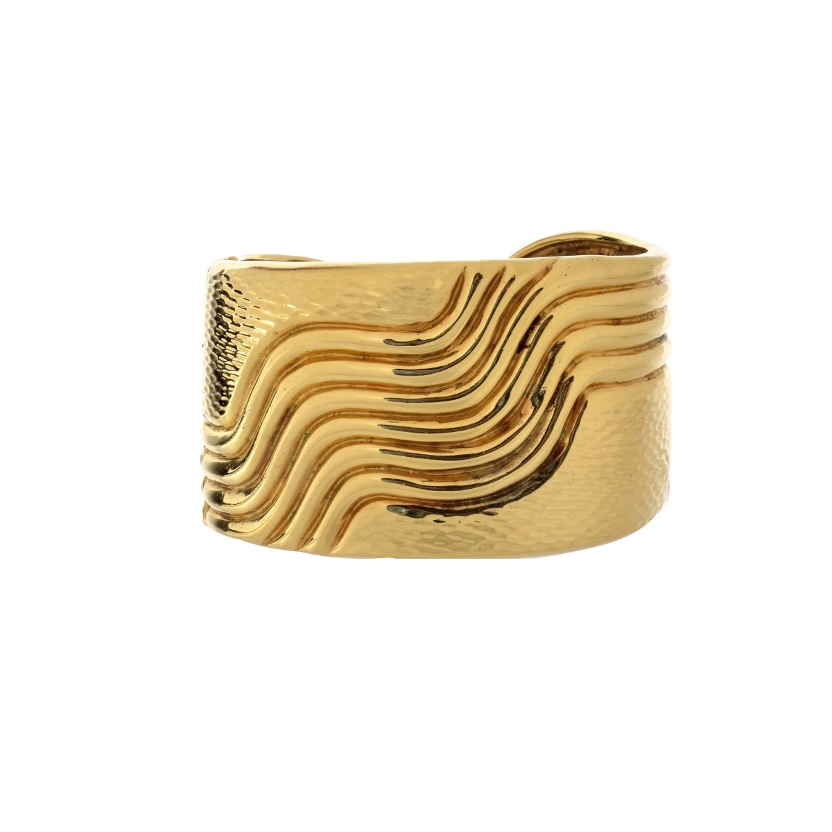 Possible David Webb 18K Cuff Bracelet