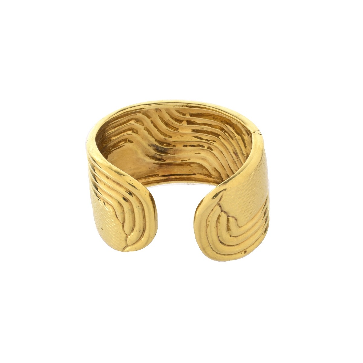 Possible David Webb 18K Cuff Bracelet