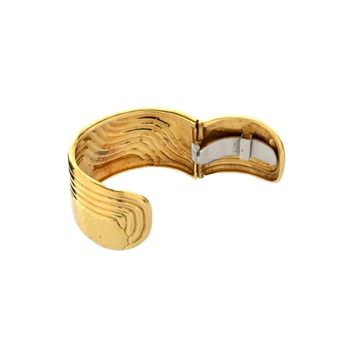 Possible David Webb 18K Cuff Bracelet