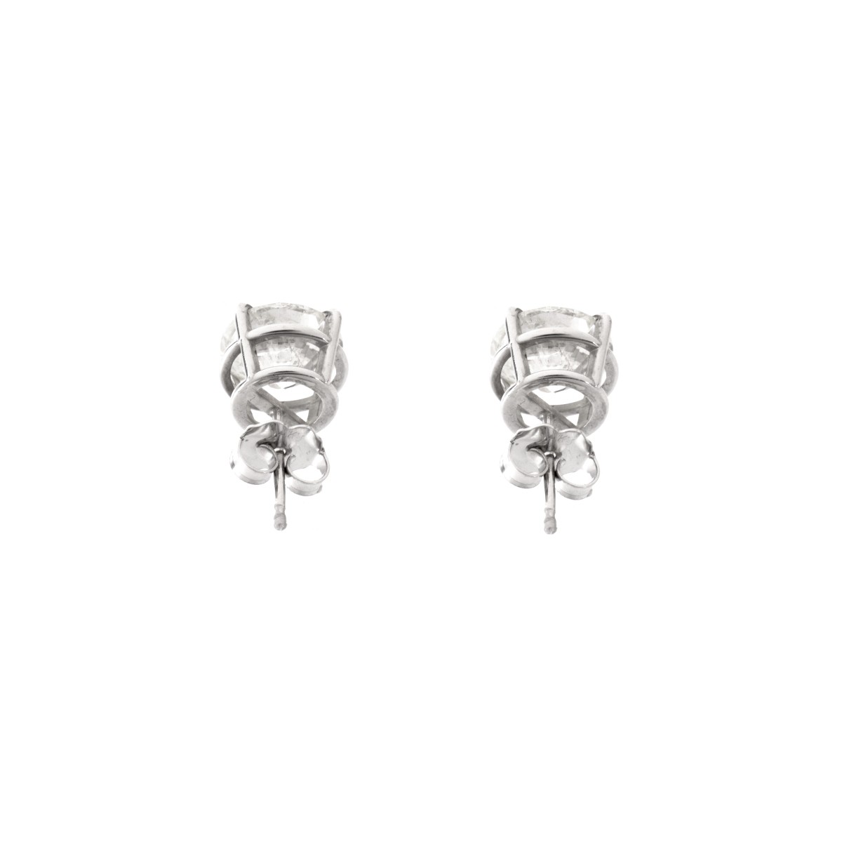 4.81 Carat TW Diamond and 14K Ear Studs