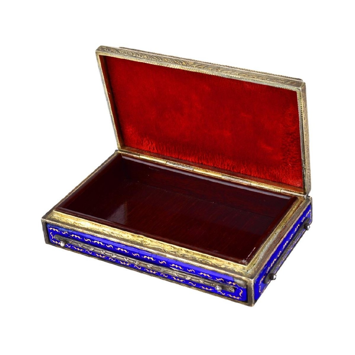 Antique Vienesse Silver and Enamel Box