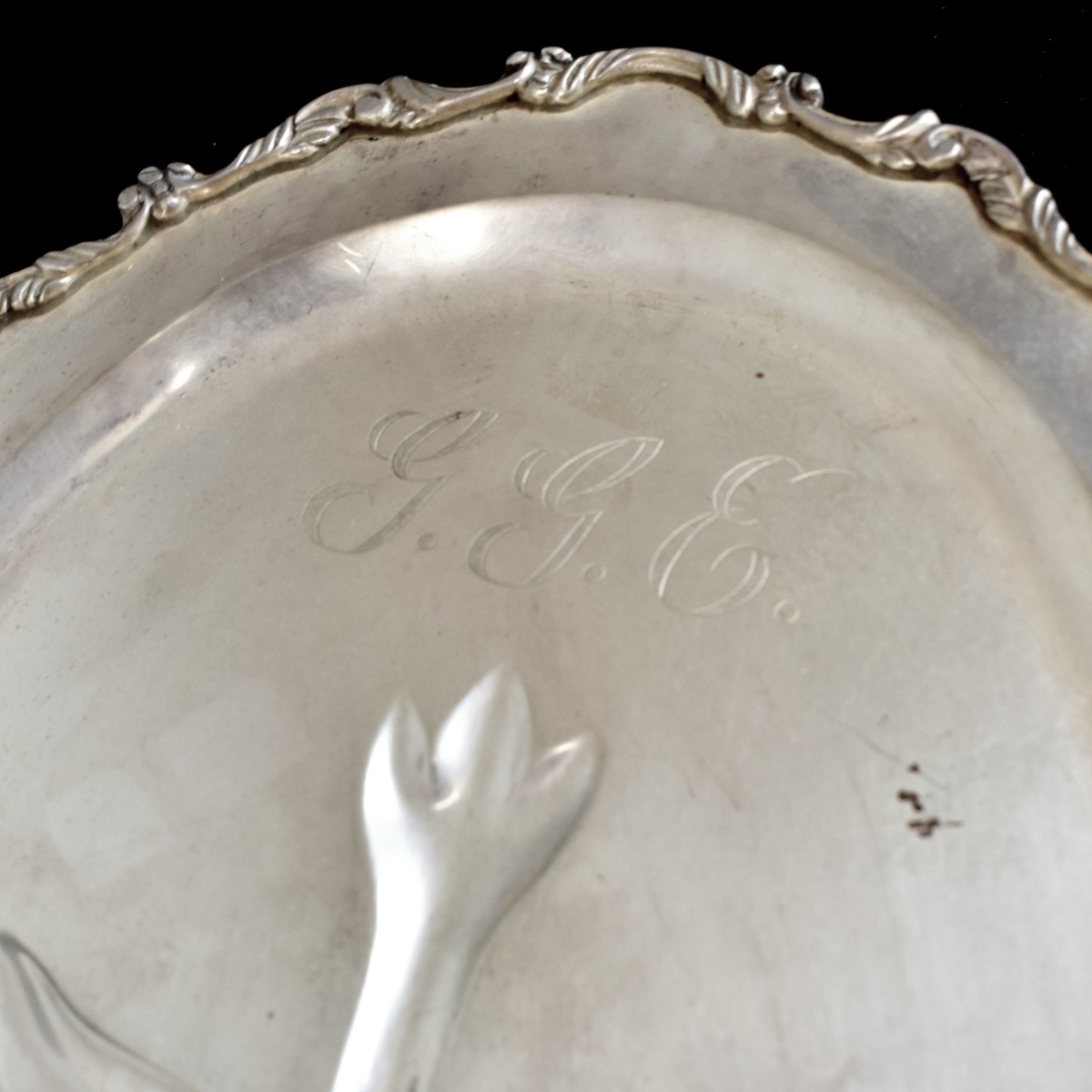 Large Mexican Sterling Silver Meat Platter