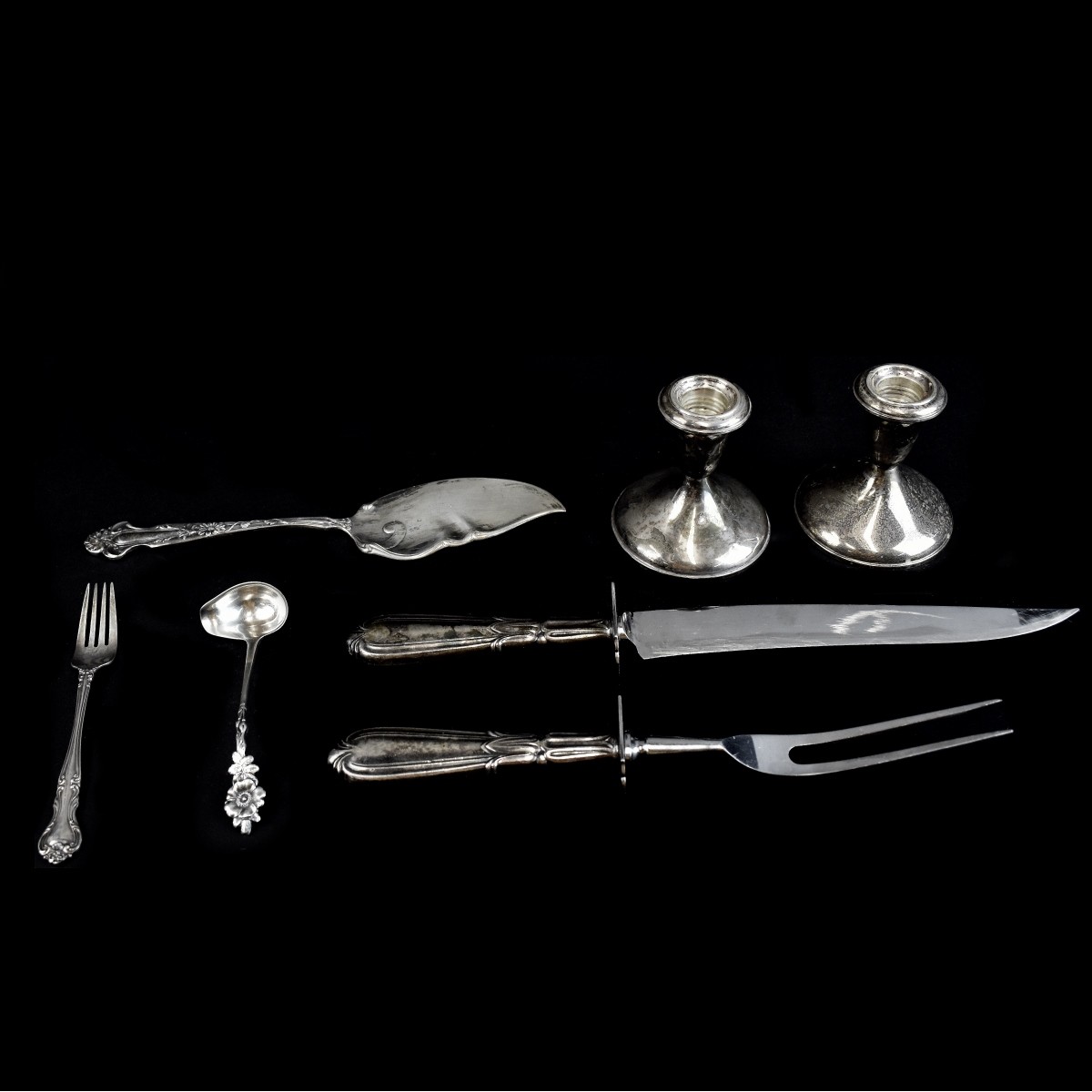 Seven (7) Vintage Sterling Silver Tableware