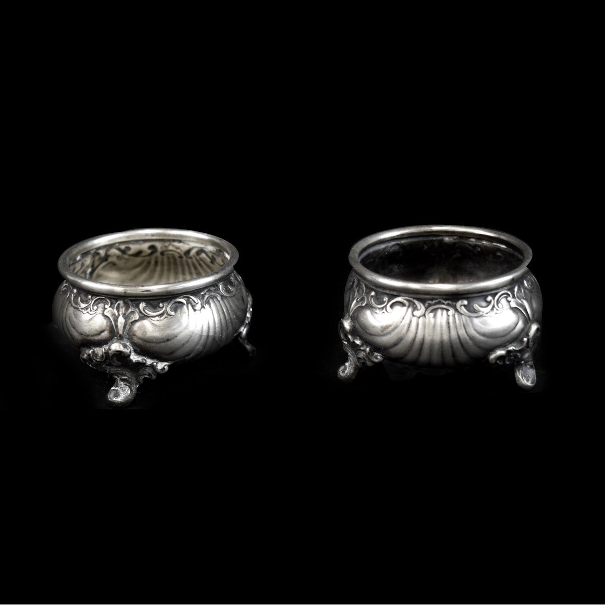 Pair of Antique Salt Cellars