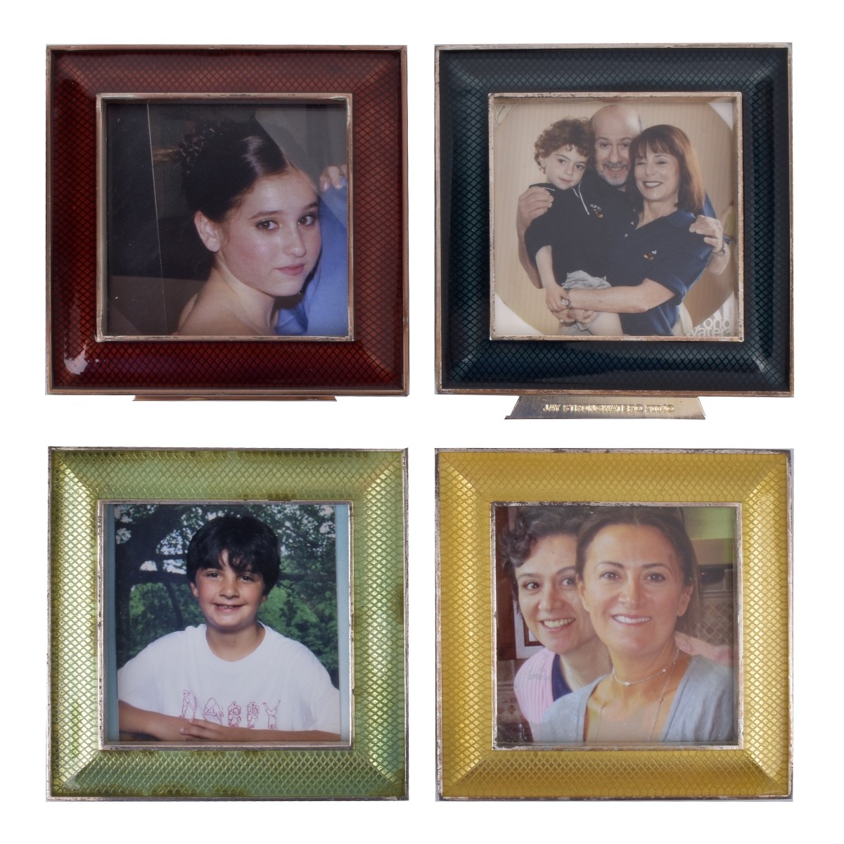 Four (4) Jay Strongwater Picture Frames