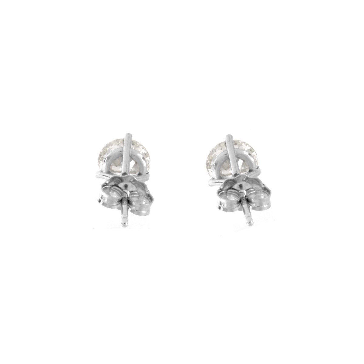 1.40 Carat Diamond Ear Studs