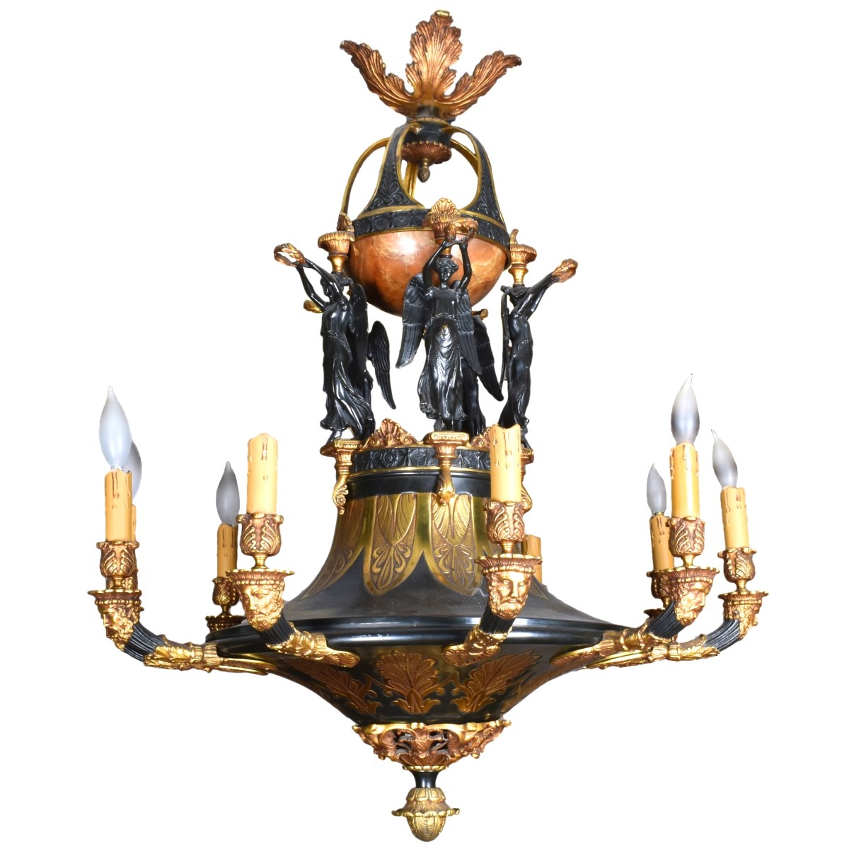 19th Century French Empire Style Chandelier