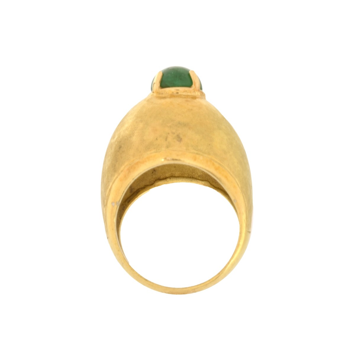 Emerald and 18K Ring