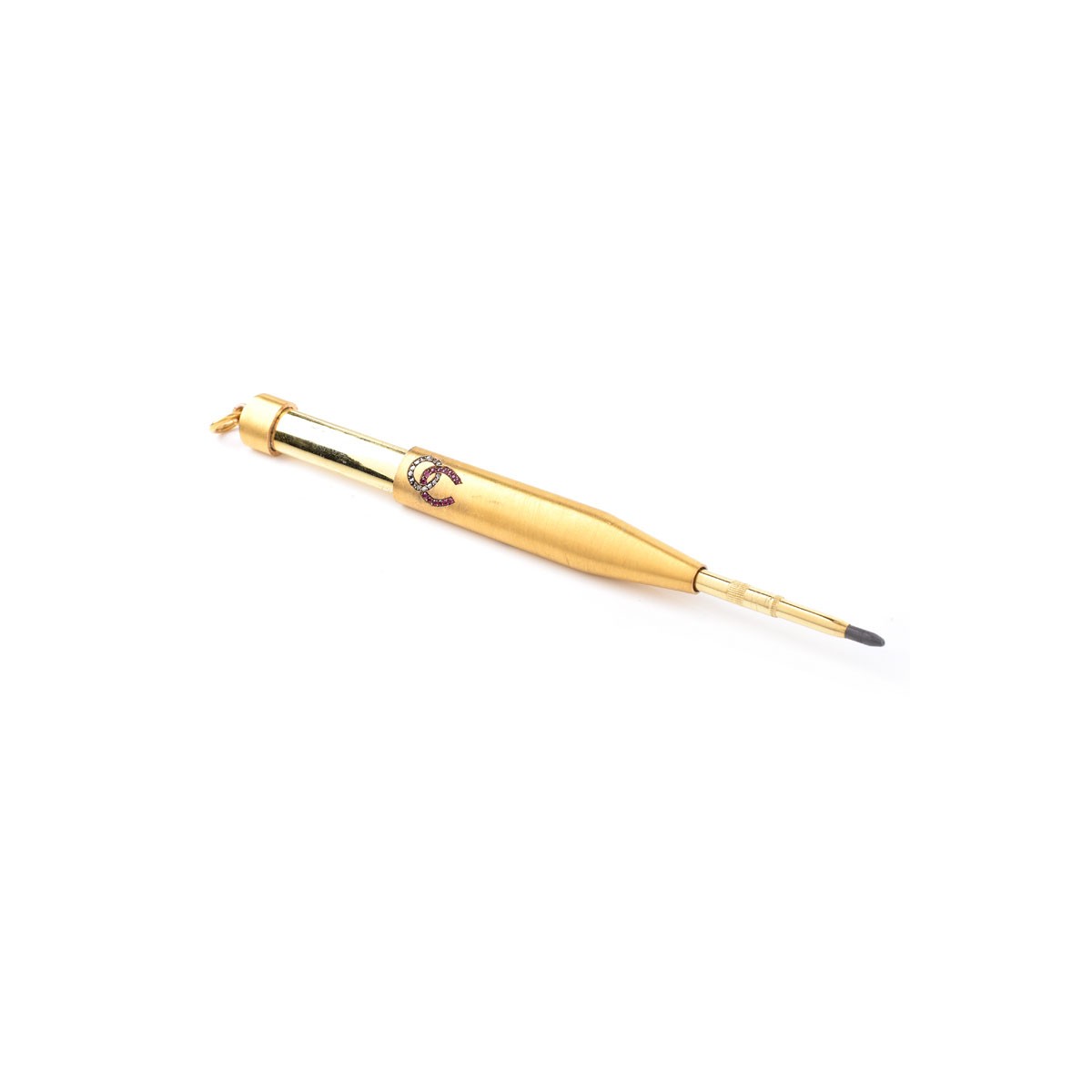 Antique 18K Gold Pendant Mechanical Pencil