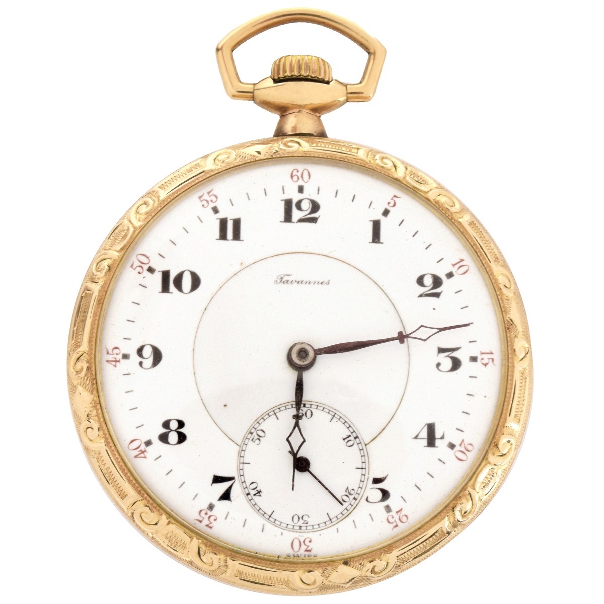 Antique Tavannes Pocket Watch